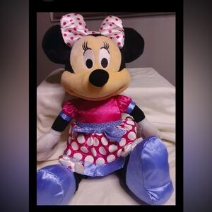 Disney Minnie Mouse Plush in Pink, Purple and Blue